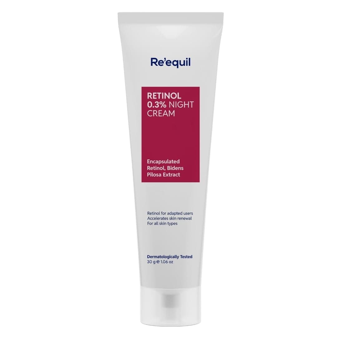 0.3% Retinol Night Cream, Improves Skin Texture, Reduces Acne, Unisex, For All Skin Types, 30G