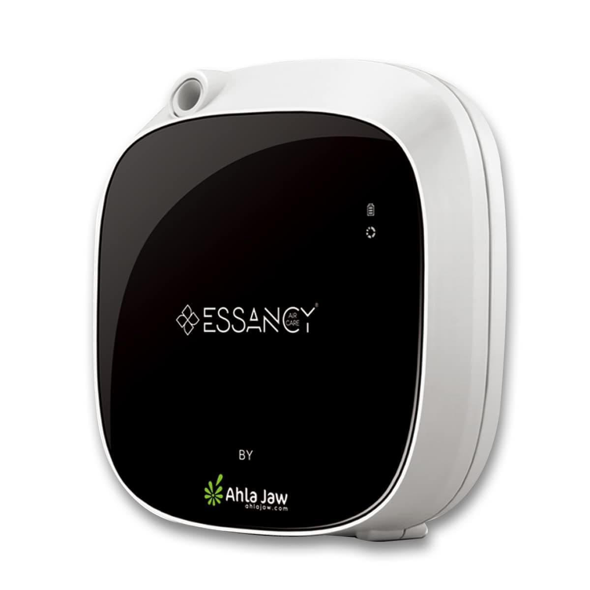 Ahla JawElegance F2 Portable Fragrance System - Small USB & Battery-Powered Aroma Diffuser, Stylish Black Design, Completely Programmable for Personalized Fragrance Settings