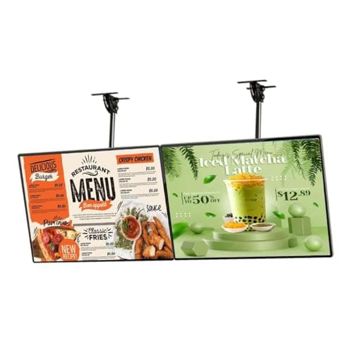 Slim Snap Frame LED Light Box, LED Backlit Menu Board Screen for Restaurant Cafe Shops Wall Mounted Billboard for Cafe Shop (70x50cm)