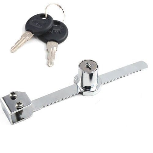 Homgaty Reptile Vivarium/Terrarium Sliding Glass Door Lock Lock + Key