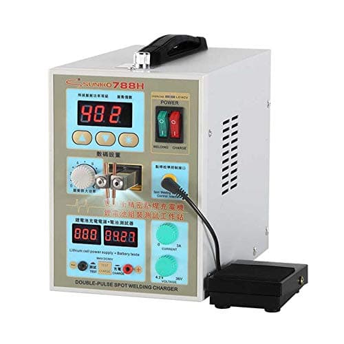 Battery Spot Welder Welding Machine 787a Micro-computer Single/dual Pulse with Foot Switch 110v