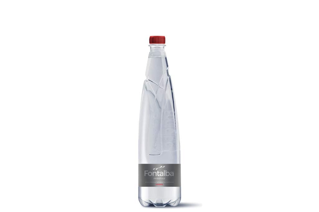 Pure Sicilian | Fontalba | Sparkling Natural Mineral Water | Bottled in the Nebrodi Mountains of Sicily | Imported from Sicily, Italy | 1 Liter Pack of 6