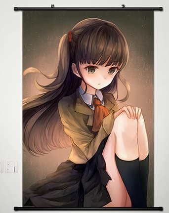 Home Decor Anime Nagi no Asukara Wall Scroll Poster Fabric Painting Hisanuma Sayu 23.6 X 35.4 Inches -031