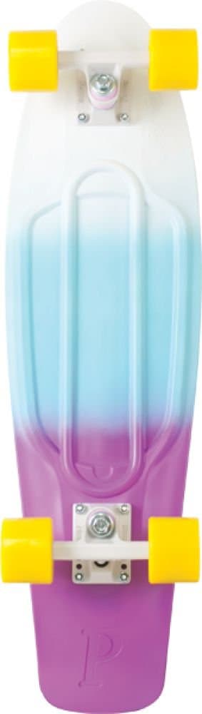 Penny Plastic Nickel Fade Soda Purple / Blue / White Complete Skateboard Cruiser - 7.5" x 27"