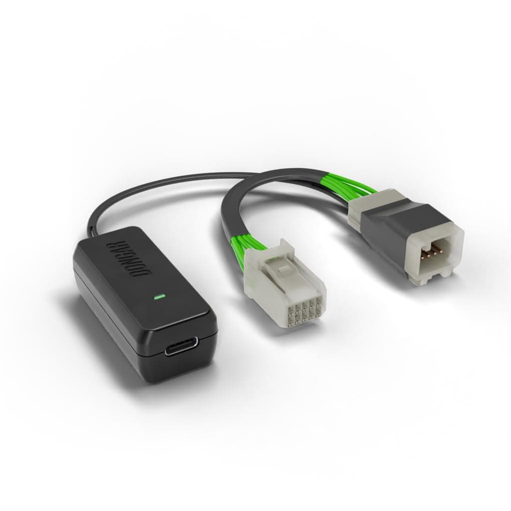 Dongar Dashcam Power Adapter (10-pin Type H) for Hyundai/Kia. Compatible with Select Models, Ioniq 5, EV6, and More. Connects to Rearview Mirror, Built-in USB Power Source, Easy to Install