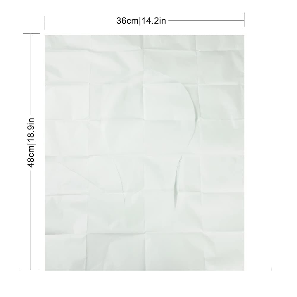 Ma Chérie Disposable Toilet Seat Cover 60 Pieces, Extra Large, Waterproof, Travel and Pocket Size