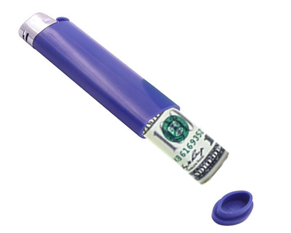 SECRET STASH Fake Lighter Diversion Safe - Hidden Compartments for Cash Jewelry Pills | Storage Box Discreet Hide Money Small Container Store Valuables in Plain Sight Safes Pill Hiding Light (1)