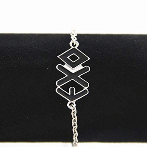 Tumdem Kpop Accessories Bracelet Alloy Letter EXO Bracelet Alloy Wristband for Star Fans Ornament