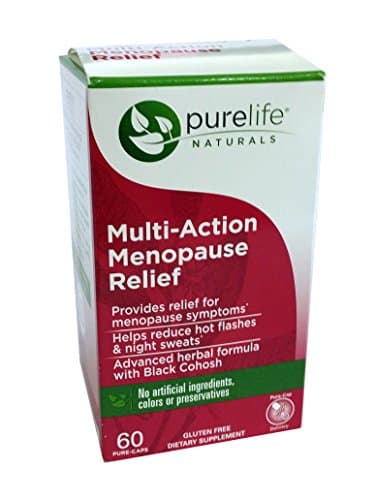 PureLife Naturals Multi-Action Menopause Relief - 60 Pure Caps