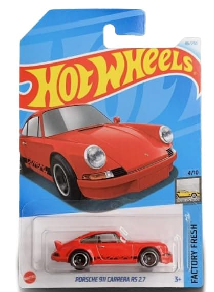 Hot Wheels Factory Fresh 1:64 Scale Die-Cast Vehicle (Porsche 911 Carrera RS 2.7)