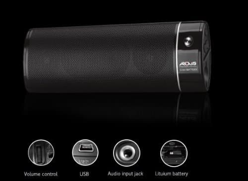 "Axxis Rechargeable Speaker for Sd Card Reader, Iphone and Ipod, Netbook, Pc, Mp3, Mp4 and Mobile Phone