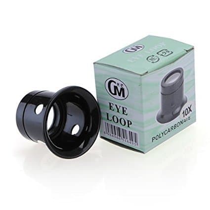 MEXI Watch Eyes Loupe Jeweller Optical Glass Magnifier Magnifying Lens Watch Repair Tool (10X)