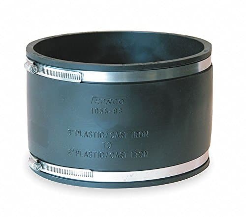 Fernco1056-88 8'' Cast Iron or Plastic Coupling