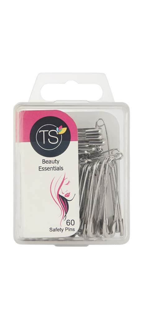 TS Safety Pins - Beauty Essentials, 60 Pieces