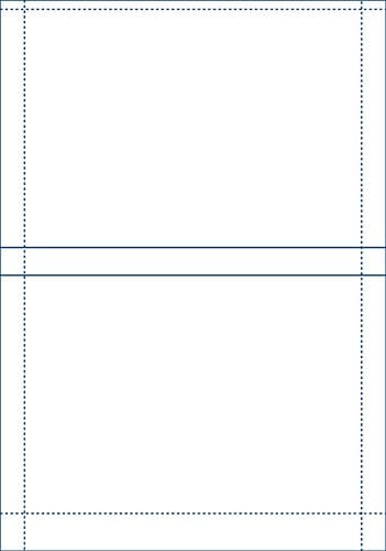 100 Ace Labels Matte White DVD Inserts Paper Size is 8.28" x 11.75" A4