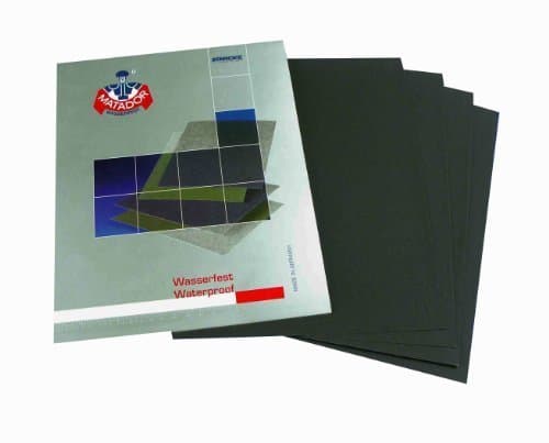 Wet and Dry Sandpaper 80grit 5 Sheets 230 x 280mm Waterproof Paper STARCKE Matador