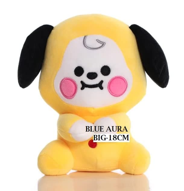 BTS Plushies Toy Chimmy 19CM Big Size BT21 Sitting Stuffed Plush Soft Toy (Chimmy 19cm Plush)