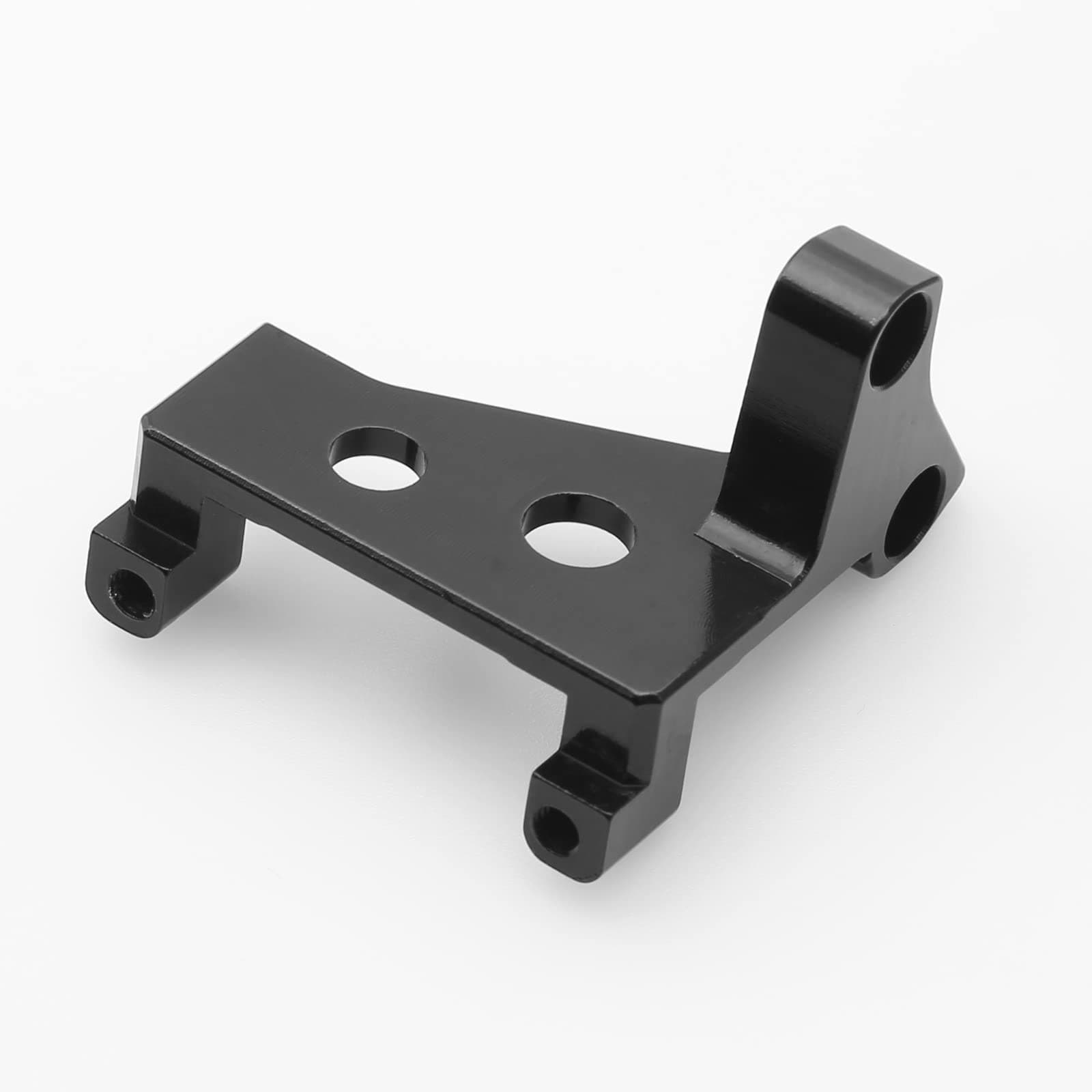 COOL RACINGAluminum Alloy Servo Mount Bracket Base RC Parts for Traxxas TRX-4 RC Crawler Car (Black)
