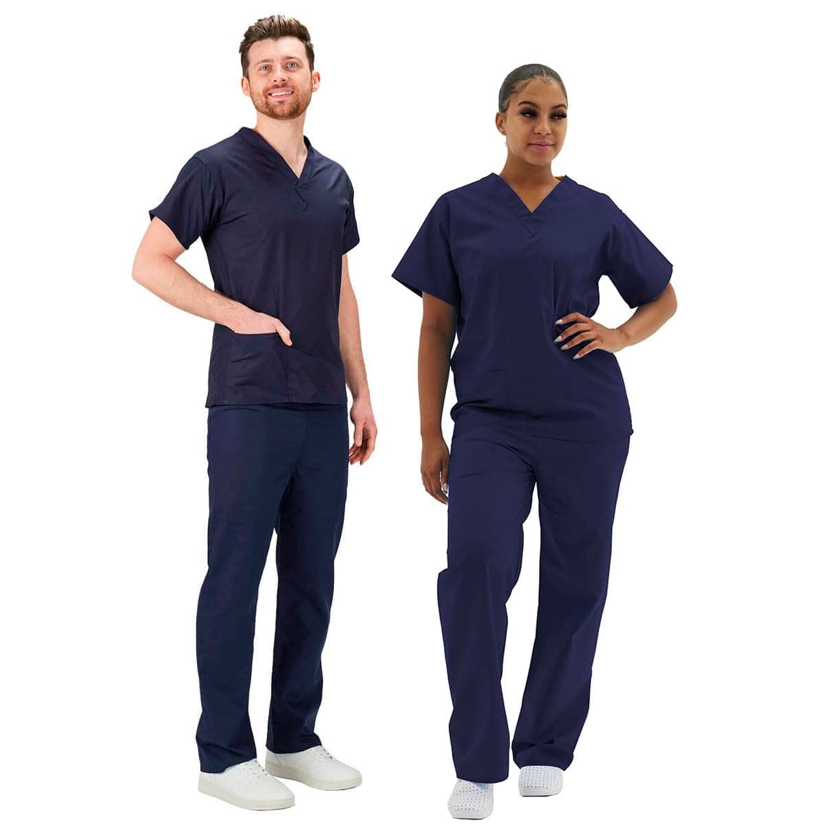 NHS Unisex Scrub Suit Various Colours, Matching Set, Durable Fabric for Washing, Used in NHS Hospitals, Range of Sizes