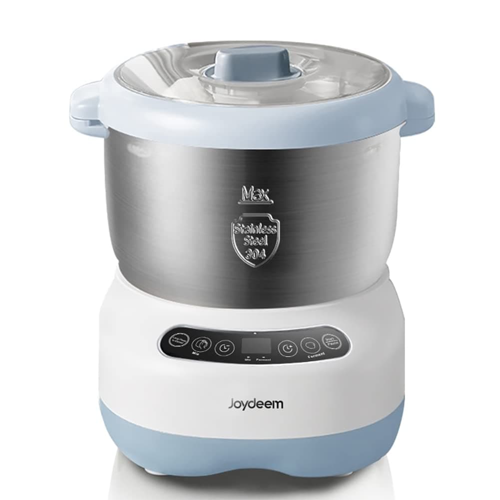 Electric Dough Maker with Ferment Function, Microcomputer Timing, Face-up Touch Panel, 7.4Qt, 304 Stainless Steel, JD-HMJ7L