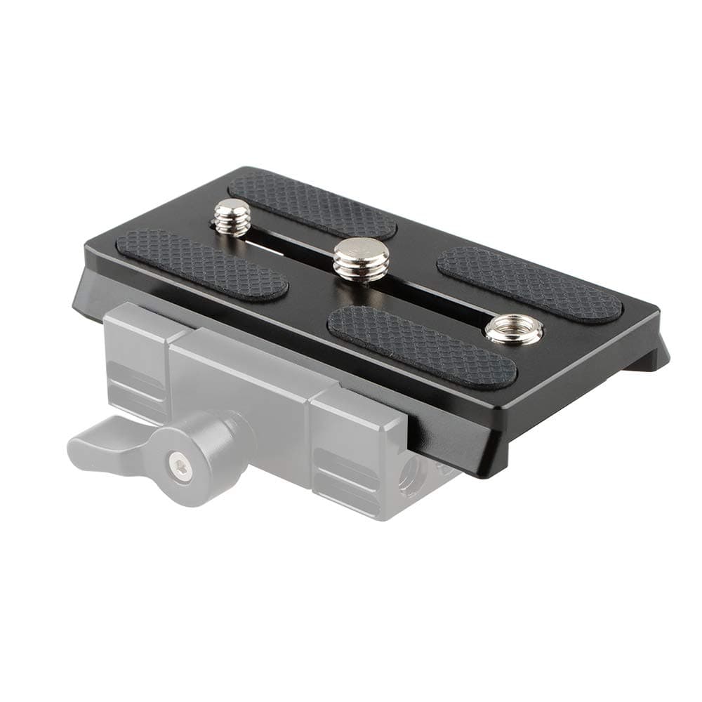 CAMVATE Camera Quick Release Base Plate with 1/4" & 3/8" Threads Compatible with Manfrotto577/ 501/504/ 701 Tripod - 2149