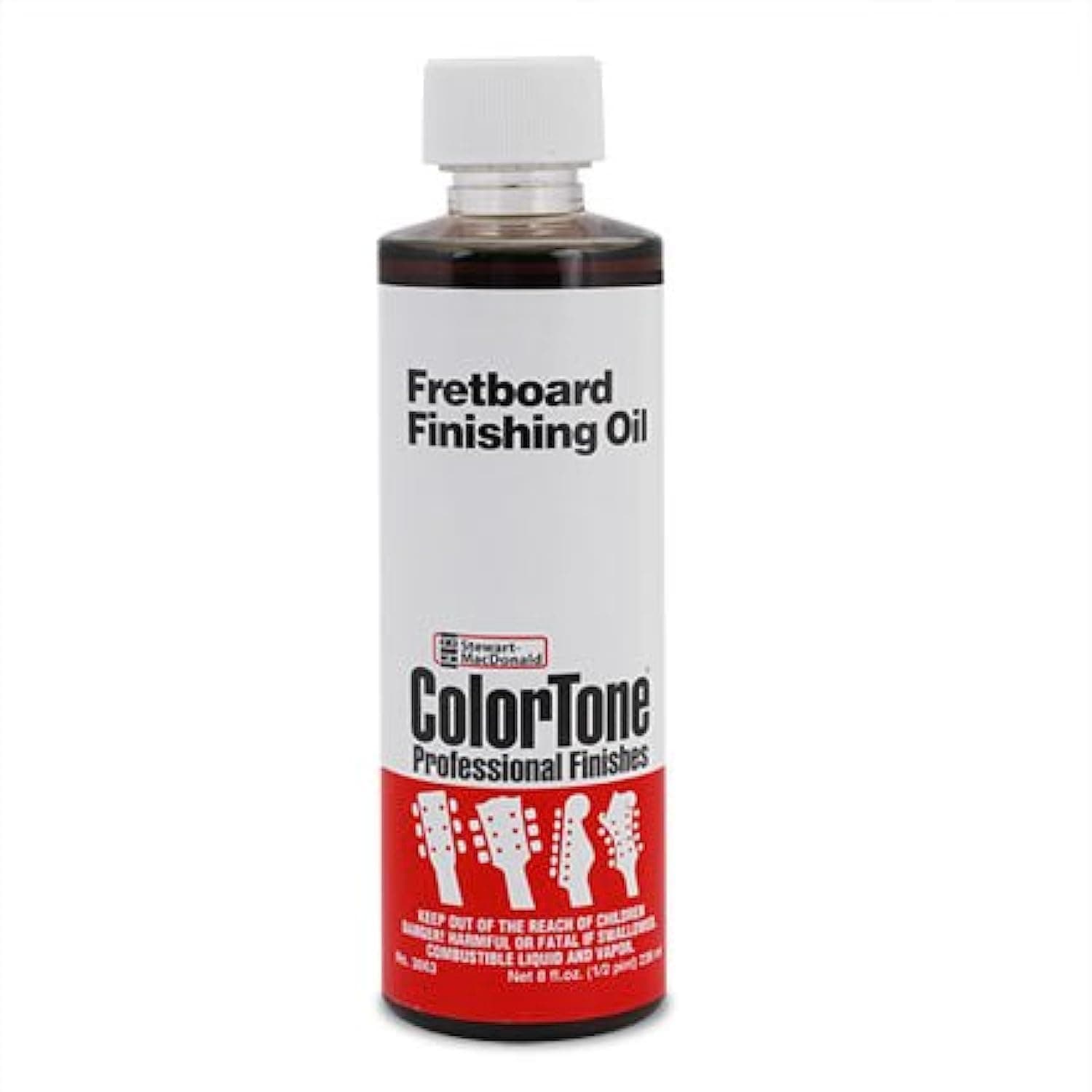 Fretboard Oil, Bridge Finishing Oil, 8-Ounce Bottle | Cleans, Preserves, And Beautifies Fingerboards And Bridges, Leaving A Smooth Non-sticky Feel!