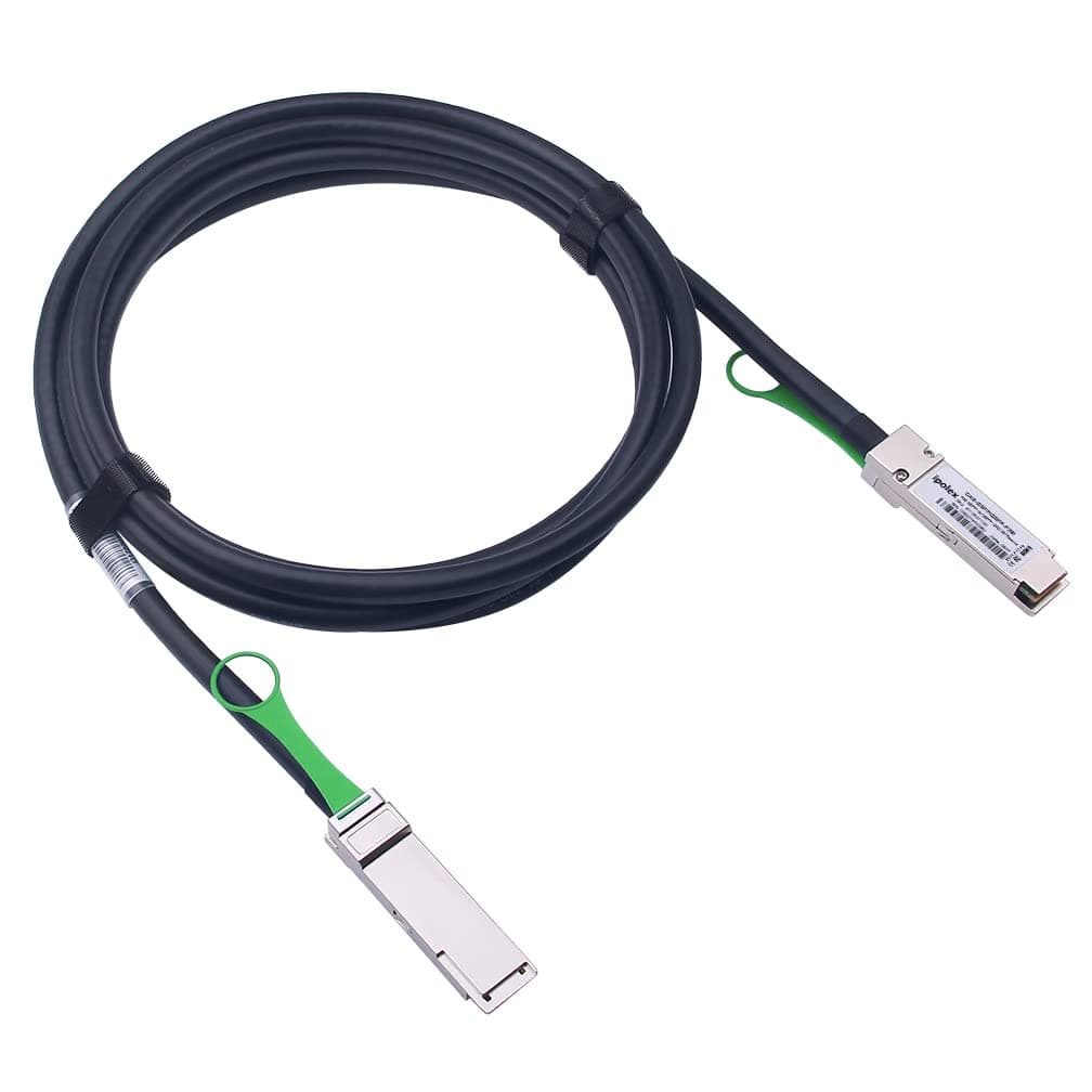 ipolex40G QSFP+ DAC Twinax Cable, 40GBASE-CR4 Passive Direct Attach Copper Cable, 5m(16.5ft), for Cisco QSFP-H40G-CU5M,Meraki MA-CBL-40G-5M,Intel XLDACBL5,Compatible with Cisco C9500-32QC and More