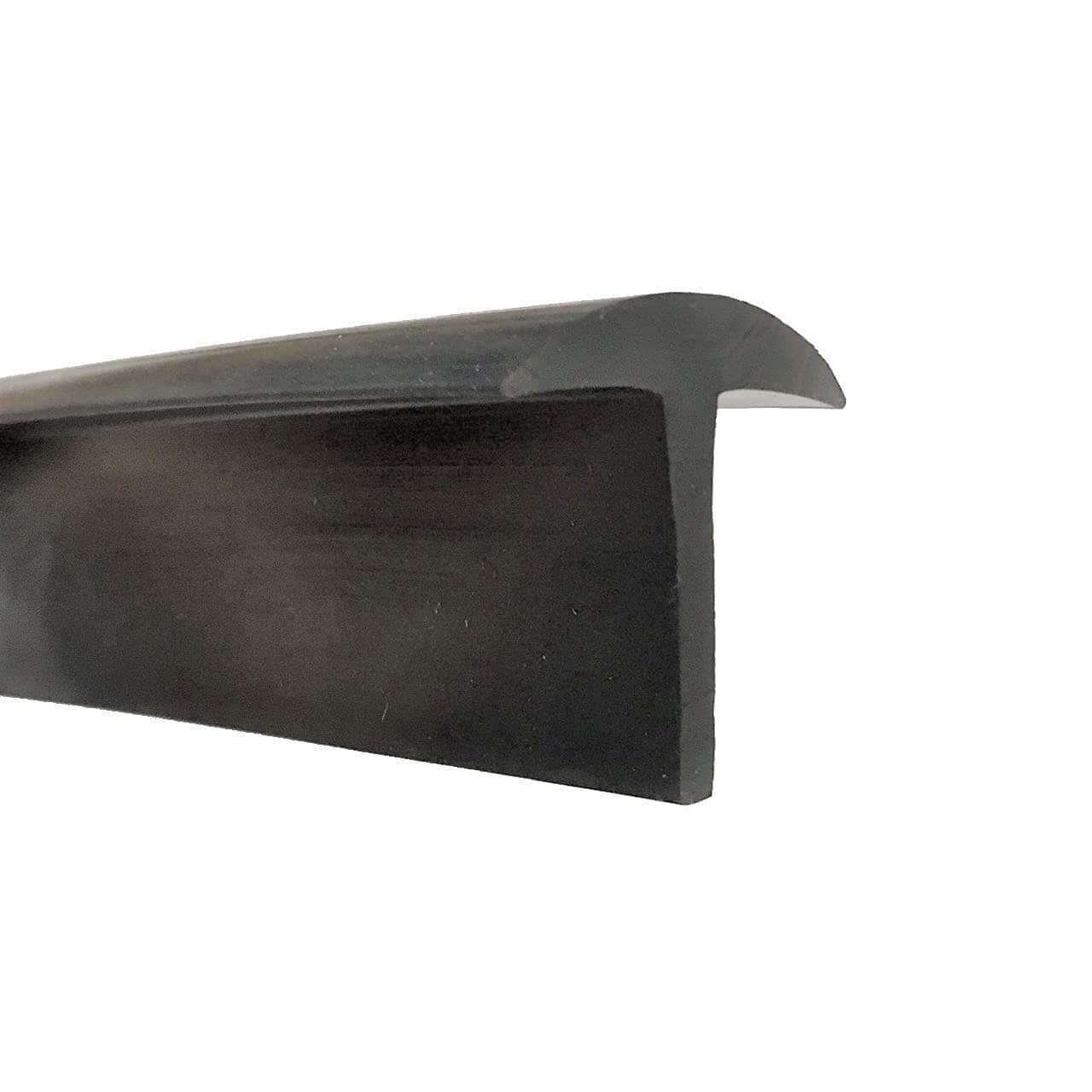 T Shape T Section EPDM Black Rubber Edge Protector Trim 30mm x 24mm Per Metre