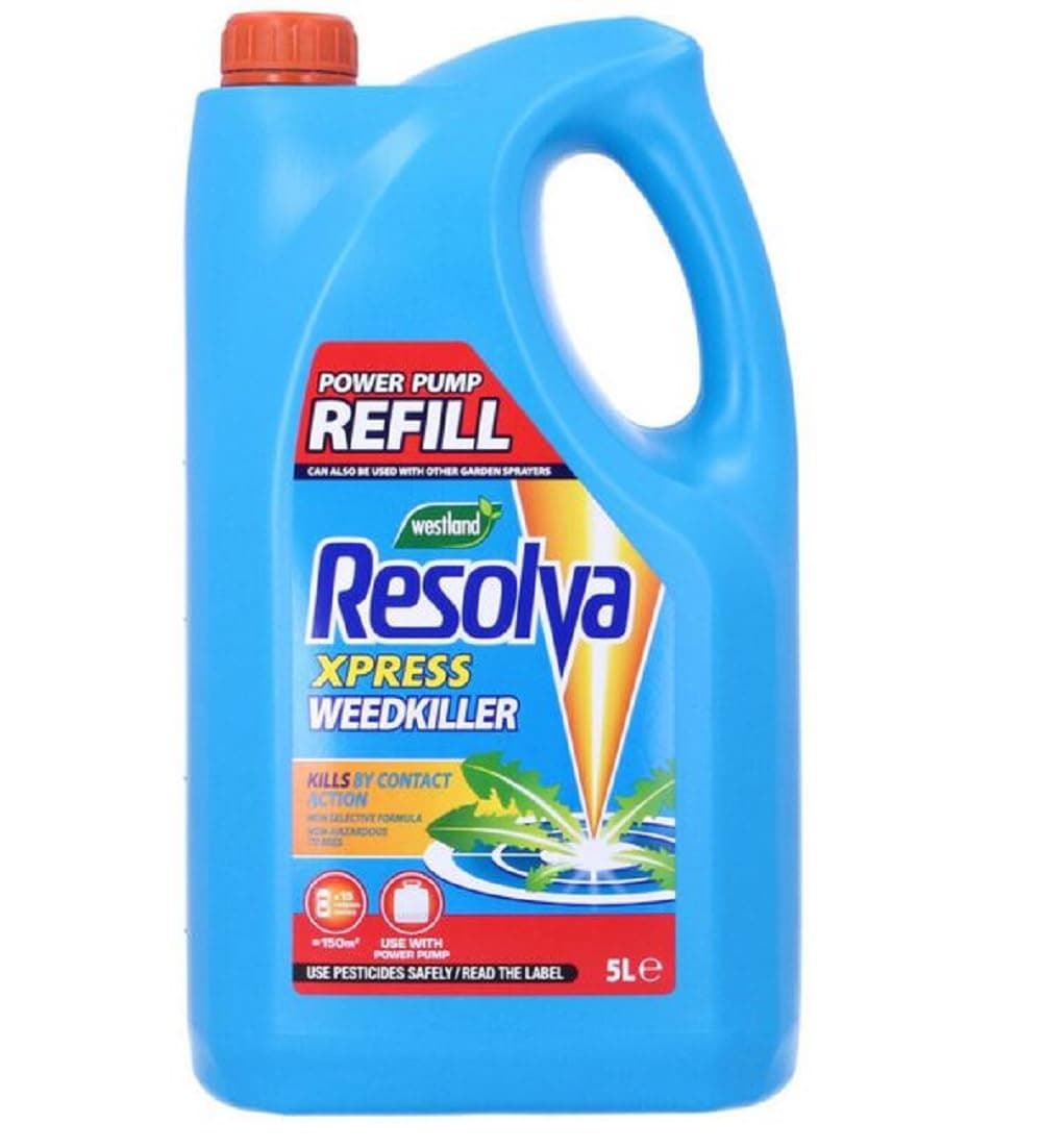 Xpress Ready to Use Weedkiller 5L Power Pump Refill, Blue