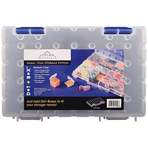 DotBox Medium Case. Use this Empty Case to Create a Custom Storage System to Meet Your Needs by Filling it with Any of 6 Sizes of DotBoxes Sold Separately. Perfect For Small Item Storage.