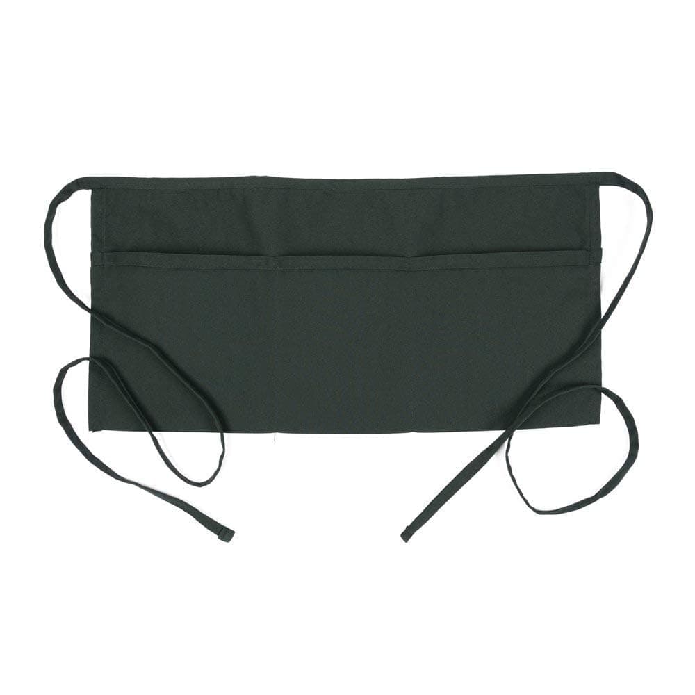 FAME 3 Pocket Waist Apron F9-34" L X 23" W - 65/35 Poly/Cotton Twill - Waitress/Waiter Apron - One Size Fits Most - Unisex