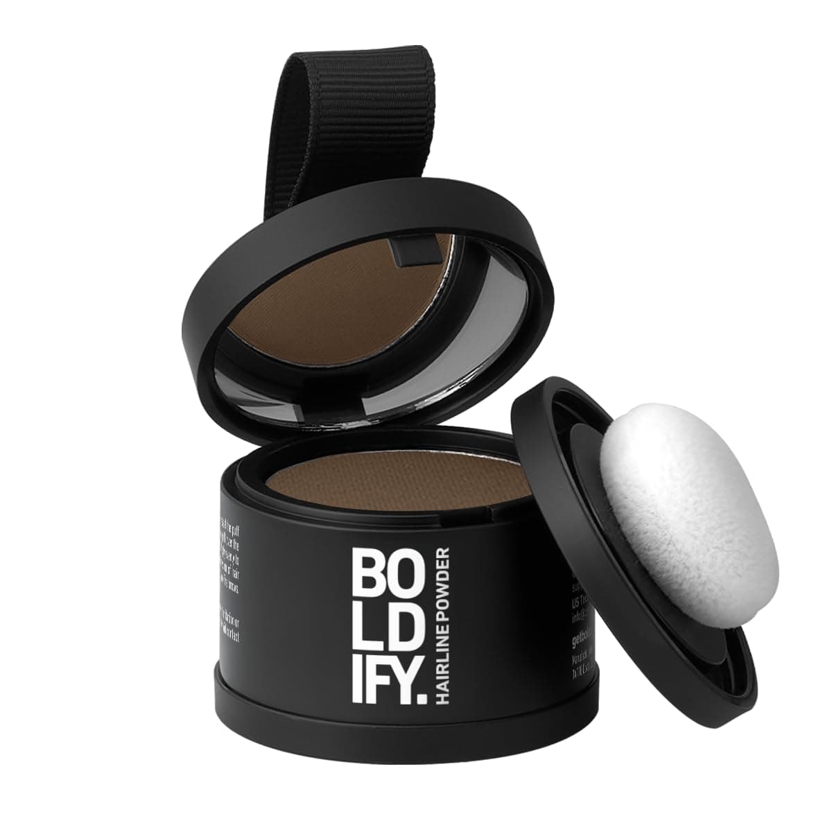 – BOLDIFY Hairline Powder - Root Touch Up Hair Color for Gray Coverage - Bald Spot Concealing Hair Powder for Women and Men - 24-Hour Stain-Proof - Light Brown