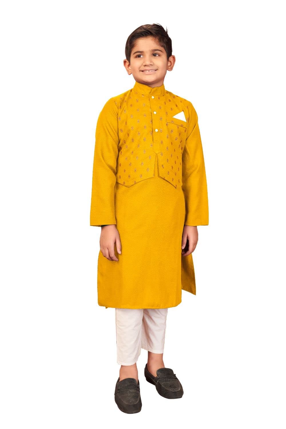 PERFECTBLUE Baby Boy's Cotton Printed Kurta With Pyjama Set (Banwery-7_variation)