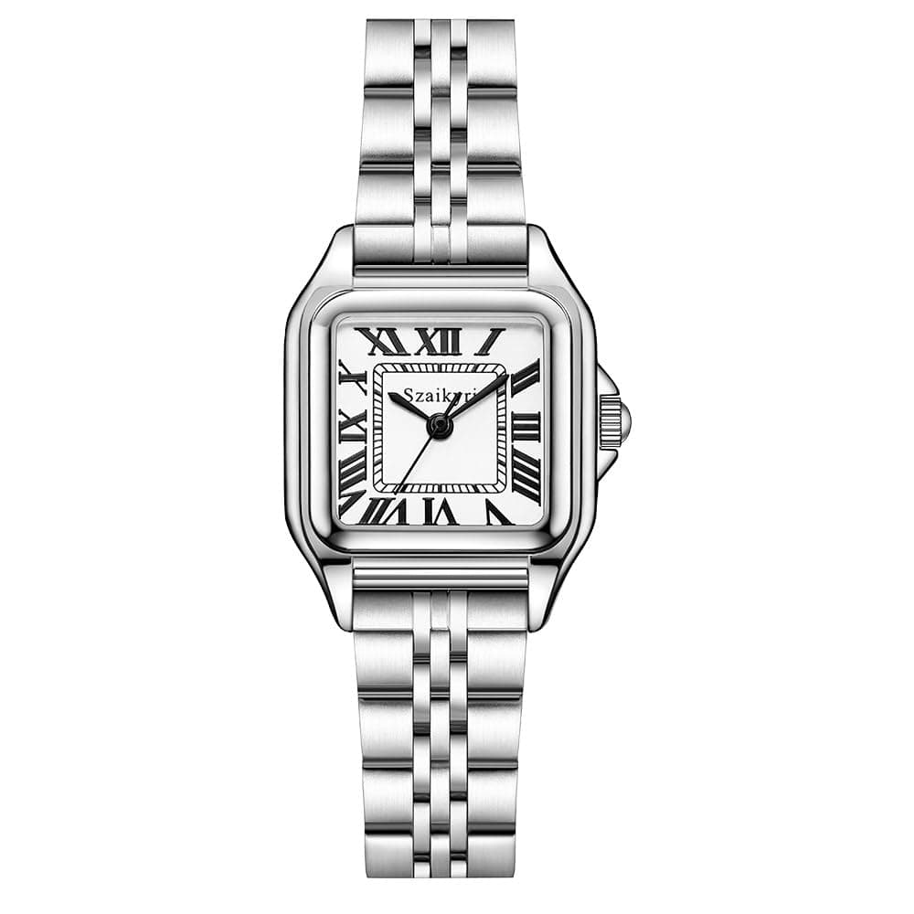– Classic Square Watches for Women with Roman Numerals Ladies Casual Dress Watch