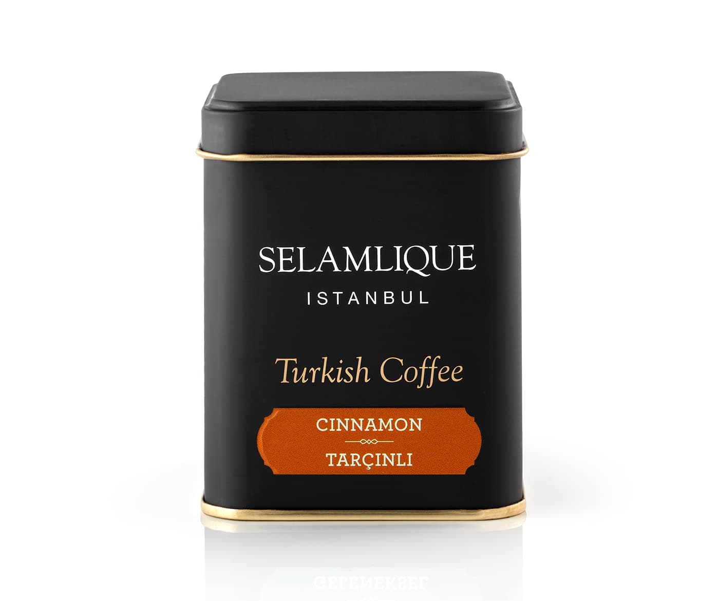 SELAMLIQUE ISTANBUL Cinnamon Flavoured Ground Turkish Coffee | Premium Arabica Beans | Stone-Milled Medium Roast | Authentic Turkish Coffee with Spiced Aroma | Finely Ground for Smooth Brew – 125g Box