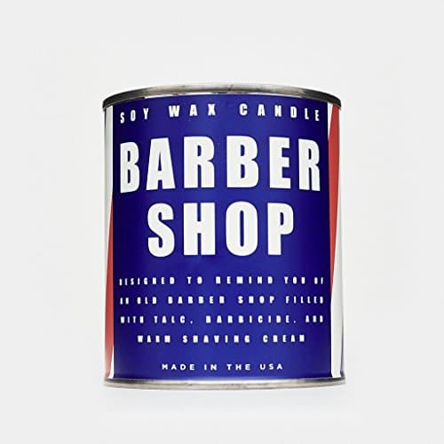 Cool Material Barber Shop Candle - Men's Barbershop Scented Candle