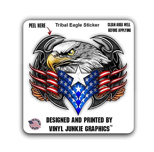 American Tribal eagle sticker / decal