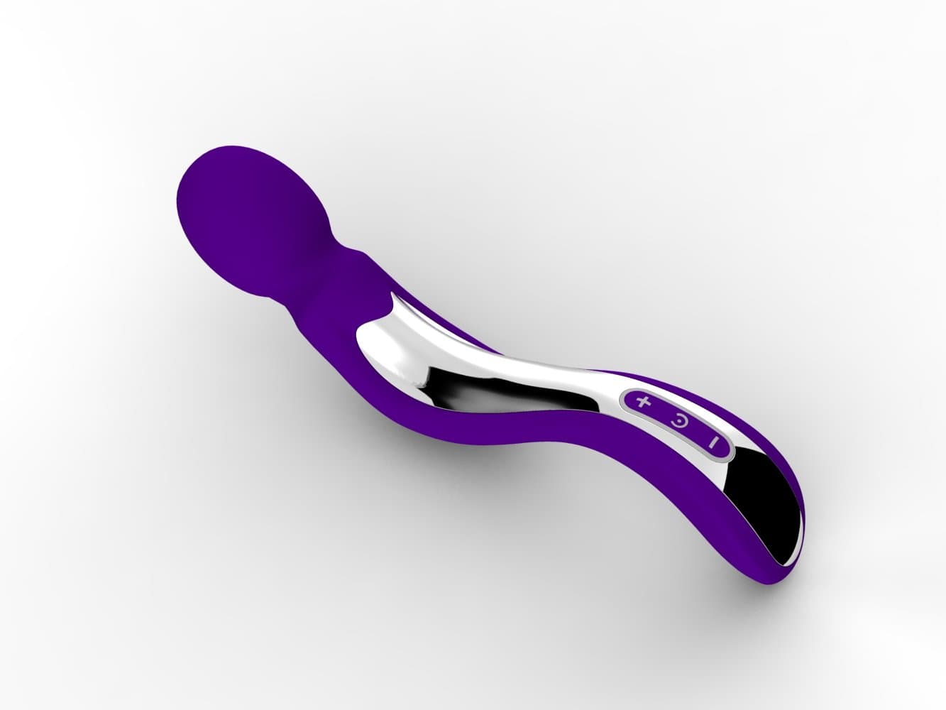 Rocket Sensations® Venus Cordless Waterproof Therapeutic Powerful Wand Massager - for Sports Recovery & Muscle Massage - 3 Speeds & 7 Pulsating Patterns (Purple) Pouch & USB Cord Included