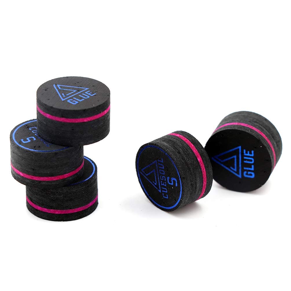 CUESOUL Cue Tips-Pool Cue Tip/Snooker Cue Tip/Glue on Tip