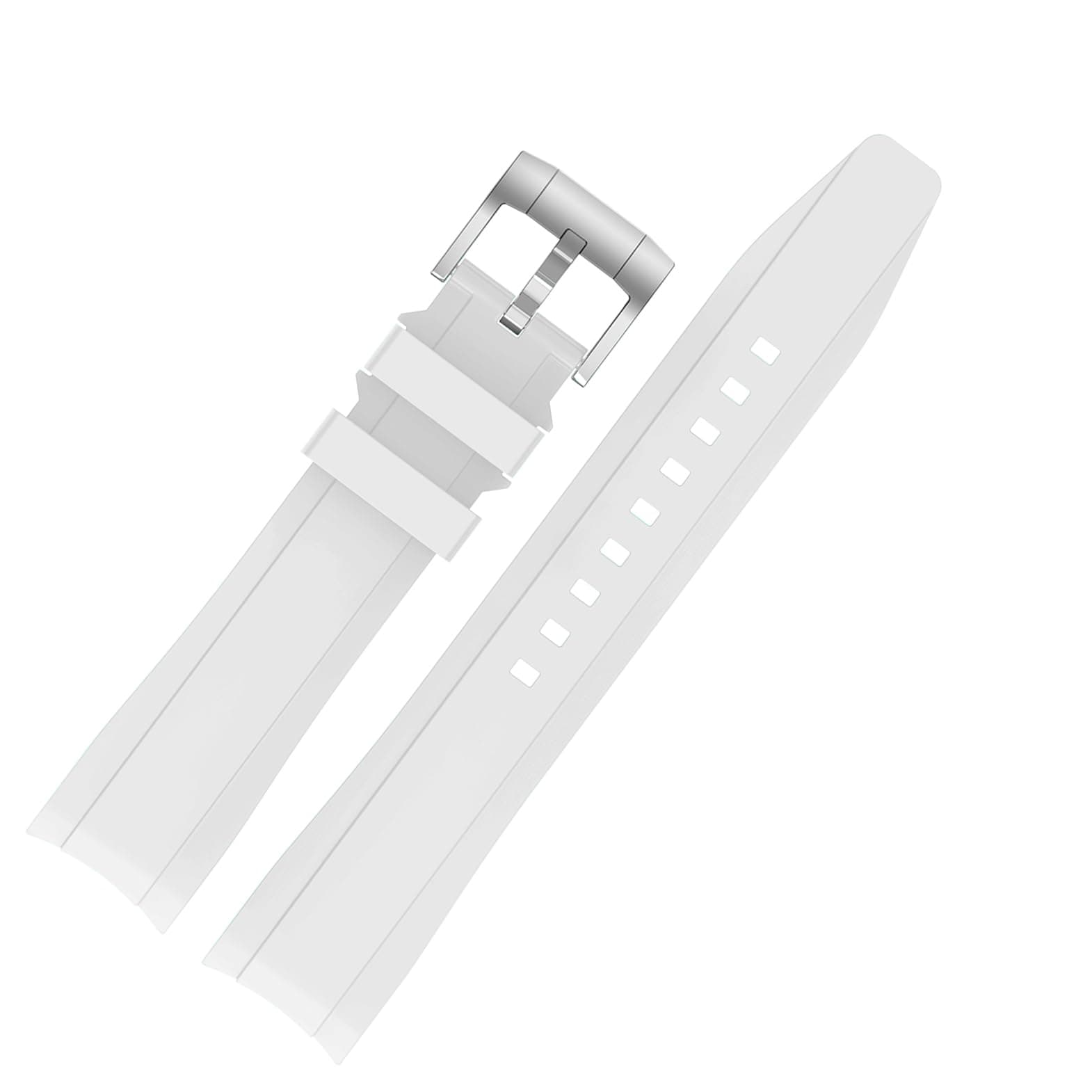 Bands for Moonswatch Watch,Curved No Gap Silicone Strap,Compatible with Omega X Swatch Moonswatch Speedmaster 20mm Watch,Swatch Omega Moonswatch Speedmaster Watch Replacement Strap for Women