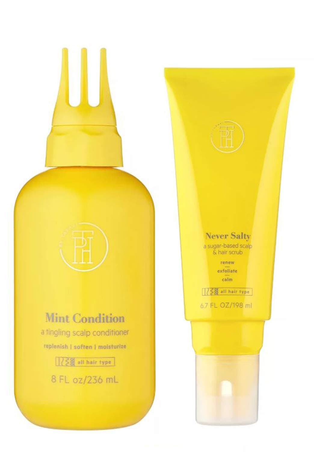 Hair And Scalp Treatment Set! Mint Scalp Conditioner Helps Scalp And Hair Replenish, Moisturize and Soften! Sugar Scalp Scrub That Renew, Exfoliate and Cleanses Hair & Scalp!