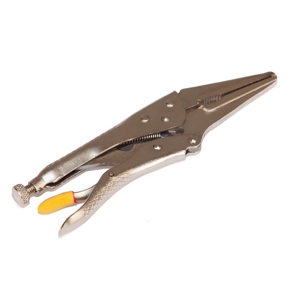 Living House Long Nose Straight Jaw Locking Pliers 6.5-Inch, 9-Inch (6.5-Inch)