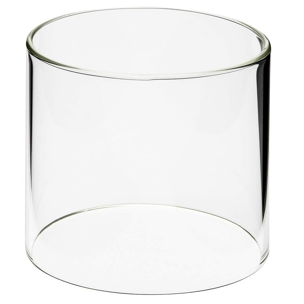 Suprax glass cylinder, highly heat-resistant, transparent, suitable for Petromax and Geniol 350HK/500HK lanterns and other lamps, 110 mm diameter, 115 mm high