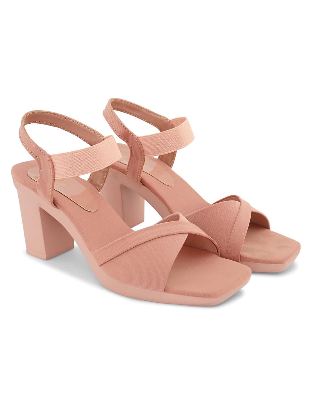 JM LOOKS Fashion Fancy Solid Backstrap Comfortable Sole Stylish Casual Heel Sandal,for Womens & Girls