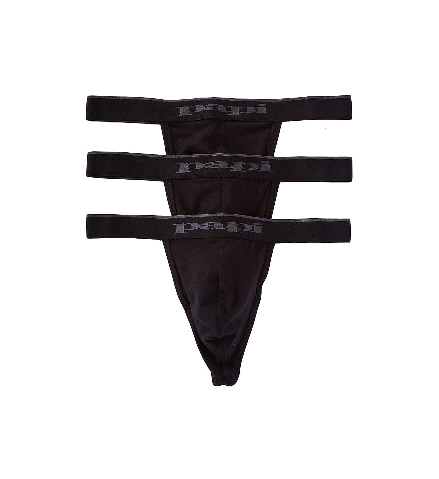 Men's 3-Pack Premium Fashion Cotton Active Stretch Thong