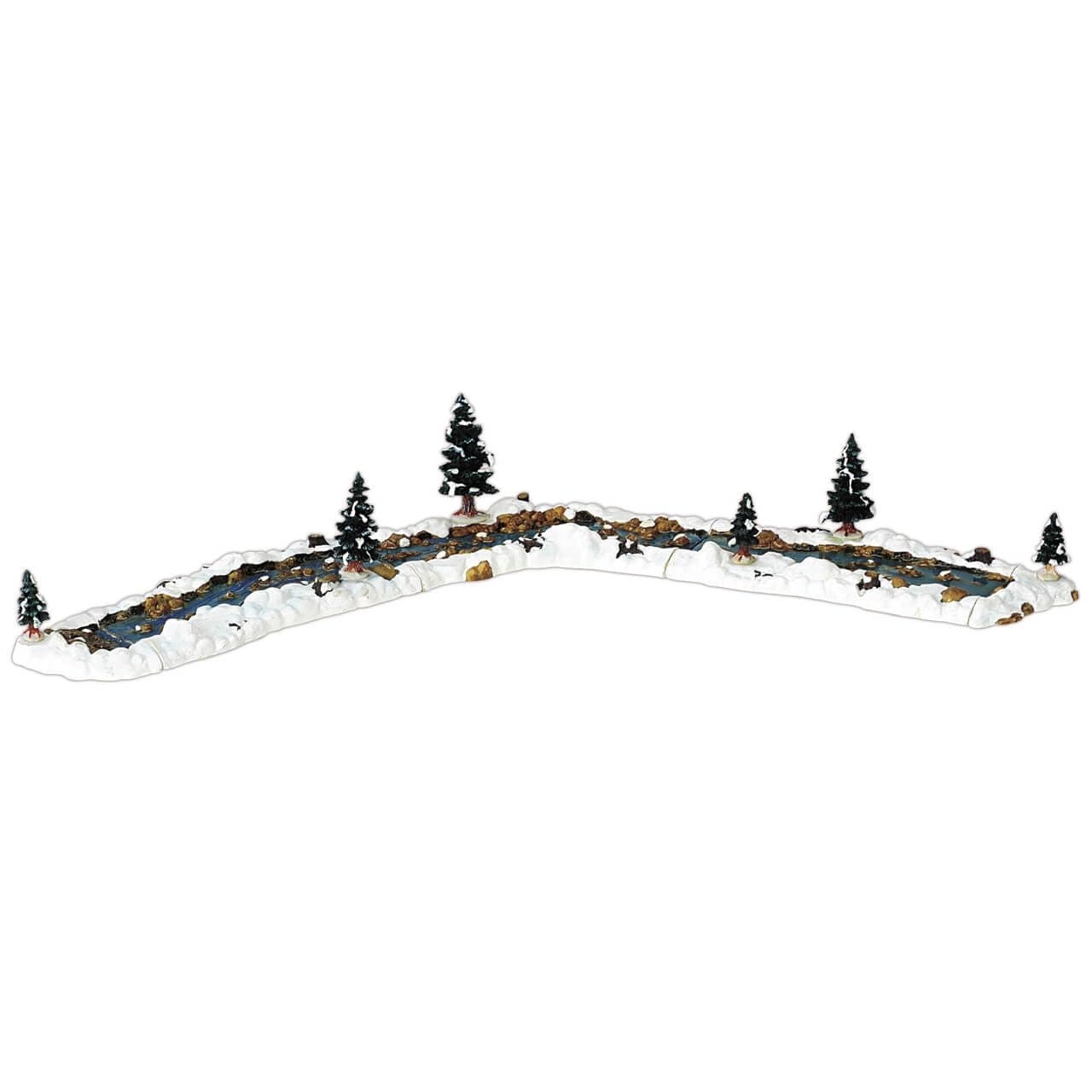 Stream Village Decoration 10cm (11 Pieces) - Multi-Colour