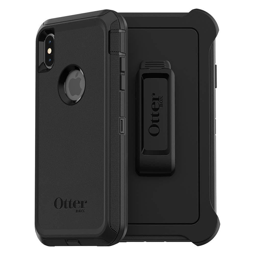 DEFENDER SERIES SCREENLESS Case Case for iPhone Xs Max - Retail Packaging - BLACK