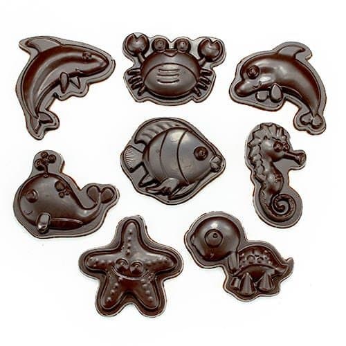 Polycarbonate Mold for Chocolate (Cute Sea Creatures Set)