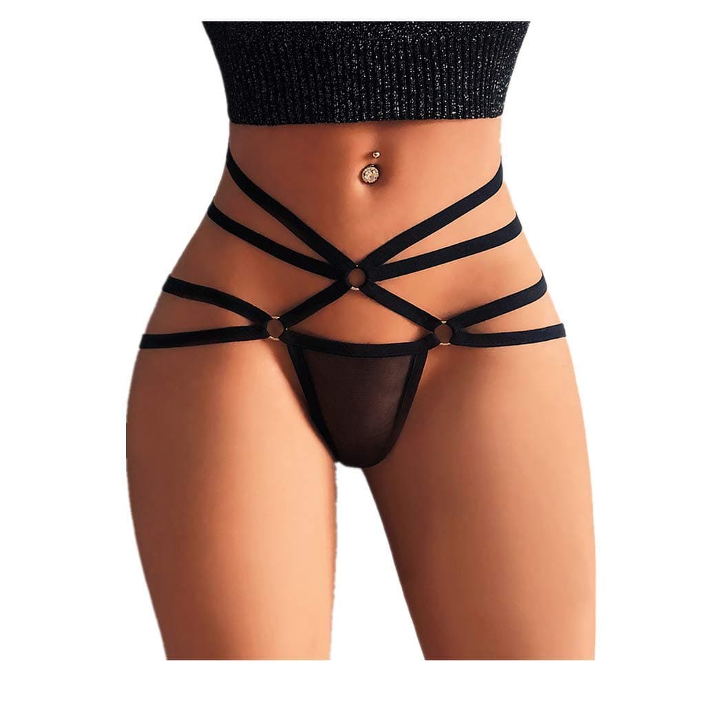 Mikey Store Women Sexy Lingerie G-string Mesh Briefs Underwear Panties T string Thongs Knick