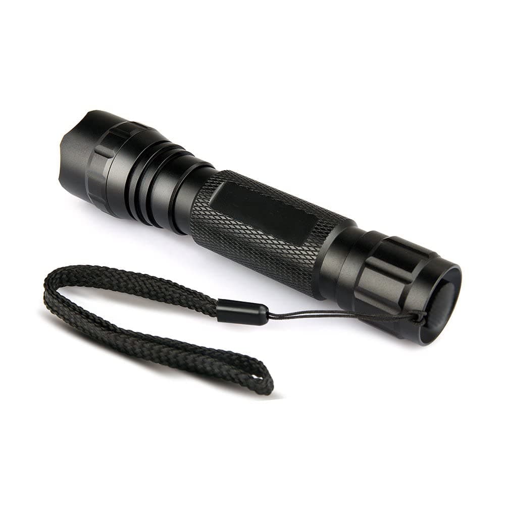 Wf-501B Single Mode 10W L2 Cool White LED 1200 Lumen Mini Portabl Handheld Flashlight with Strap,Camping, Outdoor, Emergency, Everyday Flashlights